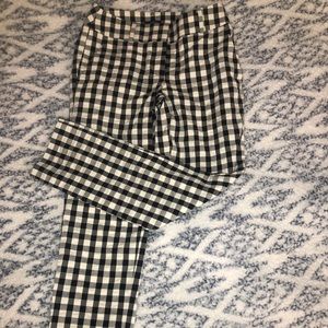 Professional/casual LOFT pants checkered
